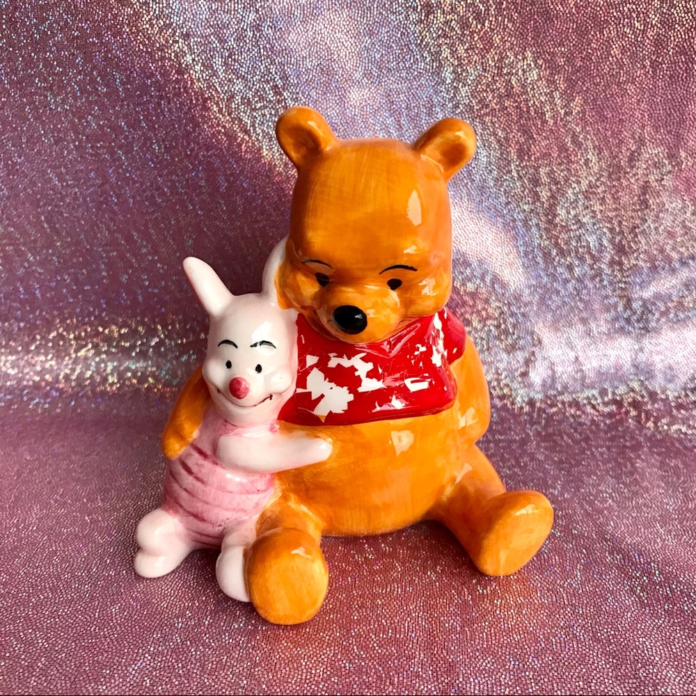 Porcelain Pooh & Piglet Disney Figurine 🍯✨
